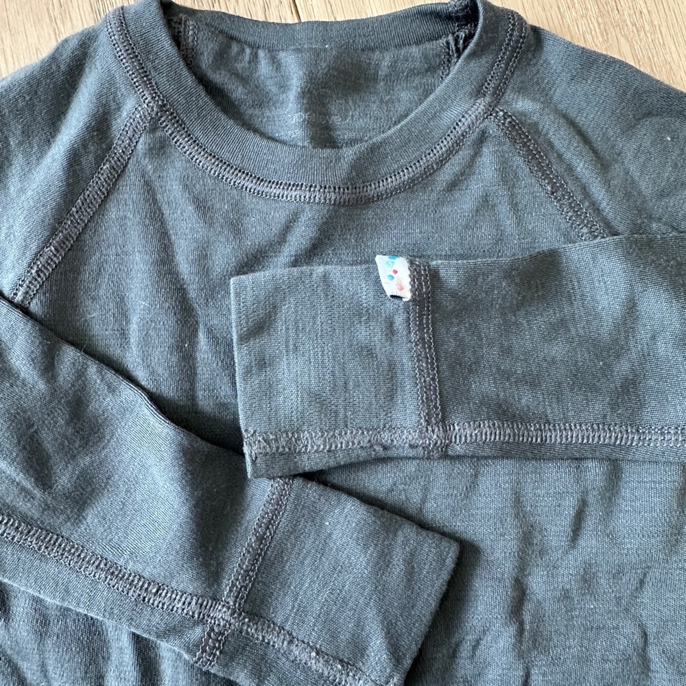Merino Wool Kids Base Layer 3T - Picture 4 of 6